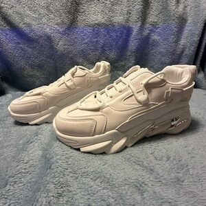 Cape Robbin White Chunky Sneakers